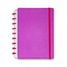 Caderno Uninote Rosa Gloss